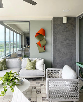NEXO / Escultura de Pared Contemporánea en Acero