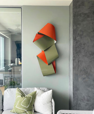 NEXO / Escultura de Pared Contemporánea en Acero