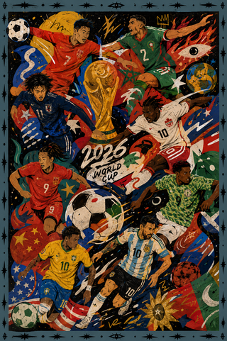 POSTER MUNDIAL BY CUARTE